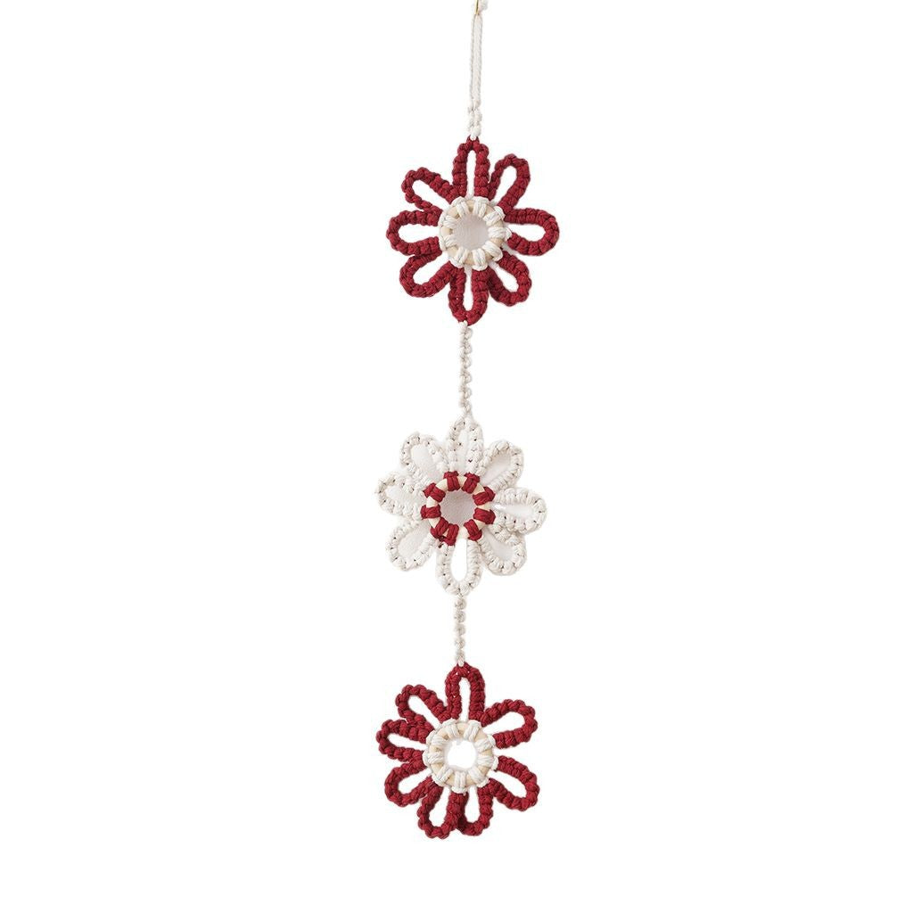 Decorative Macrame Flower Garland Kalsten