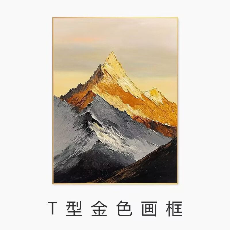 Artistic Mountain Landscape Canvas Artwork