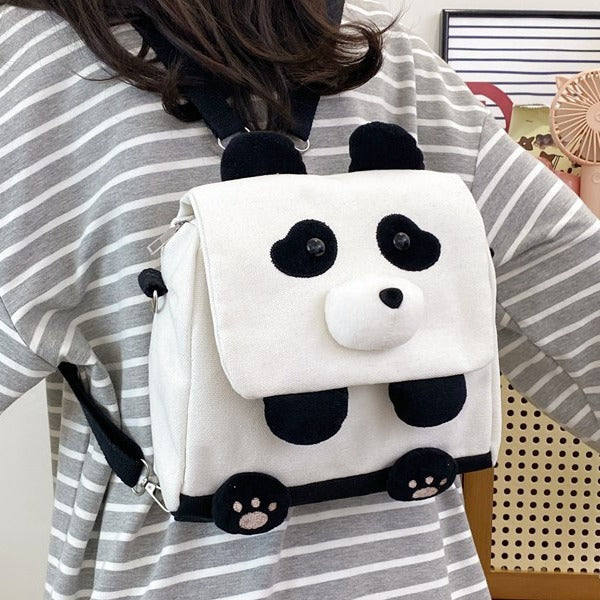 Cute Panda-Themed Mini Backpack