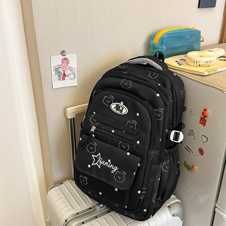 Cute Character-Printed Casual Backpack Kalsten