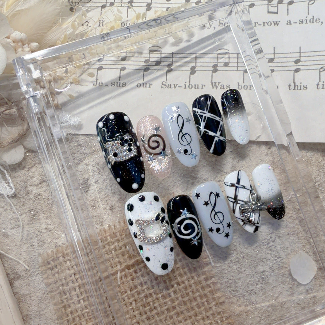 Musical Themed Press-On Nails