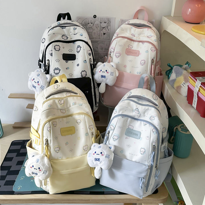 Cute Illustrated Character Backpack Kalsten