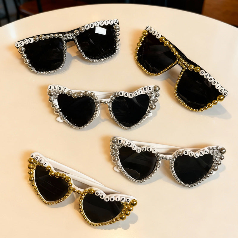 Decorative Heart-Shaped Party Sunglasses Kalsten