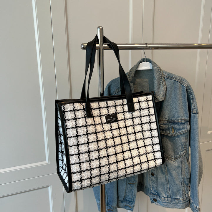 Elegant Textured Tote Bag Kalsten