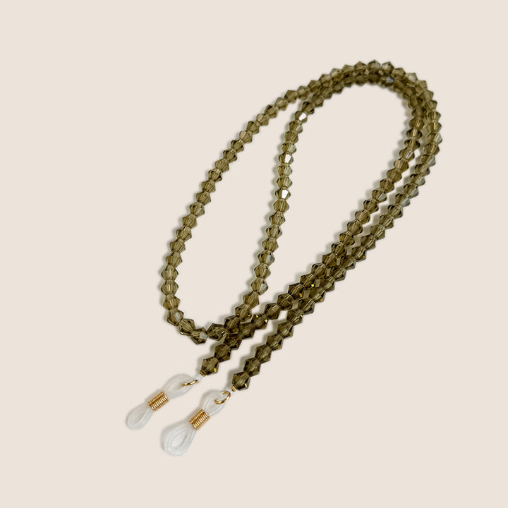 Beaded Eyewear Chain with Clear Tips Kalsten