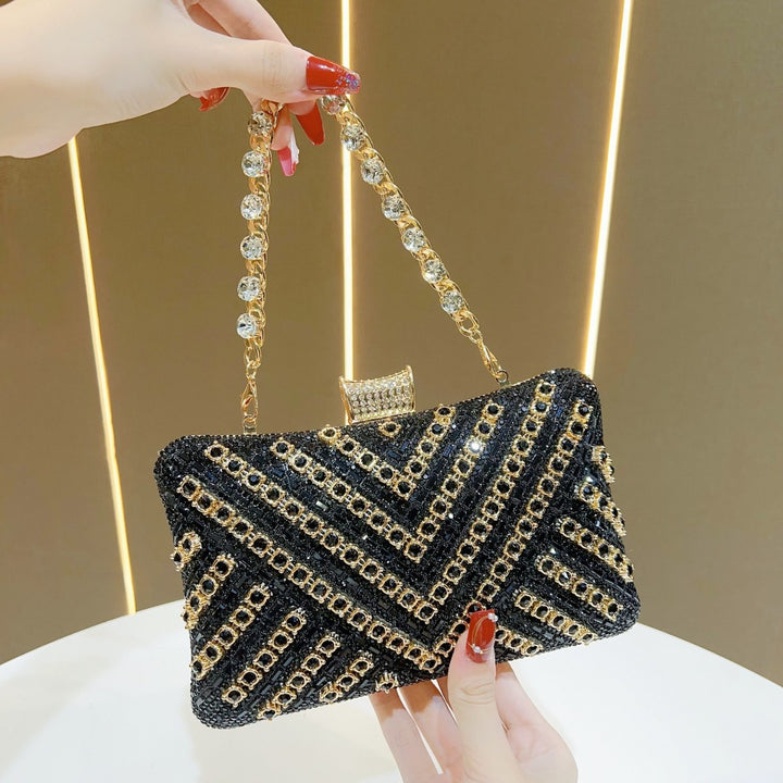 Crystal-Studded Evening Clutch