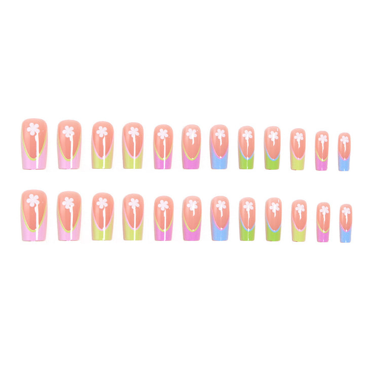 Artificial nails with floral designs Kalsten