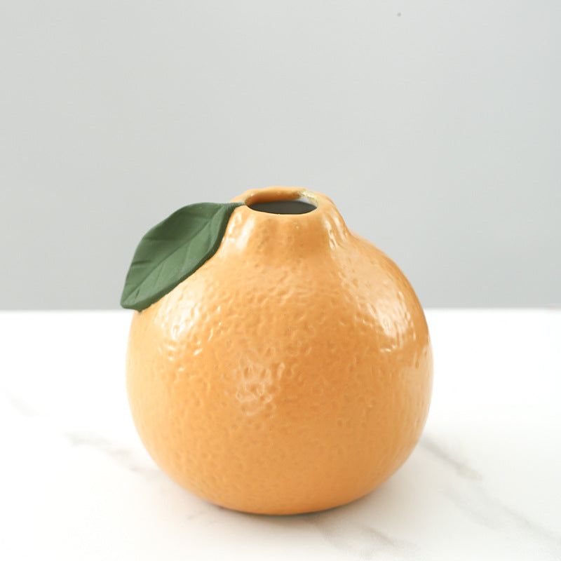 Whimsical Ceramic Fruit-Shaped Vase Kalsten