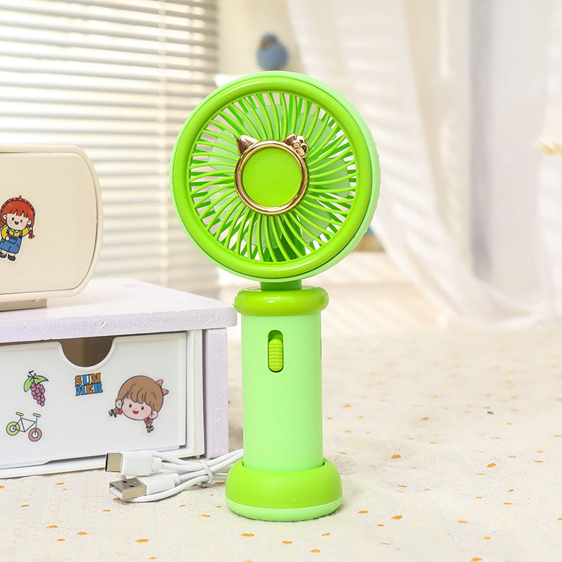 Women's Portable Hand Fan with Cute Animal Design Kalsten