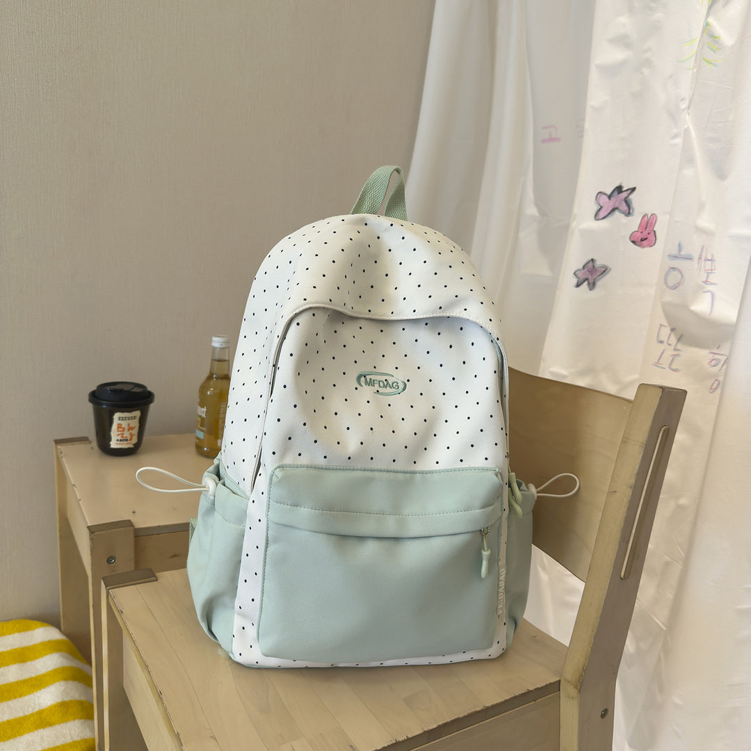 Stylish Polka Dot Print Backpack Kalsten