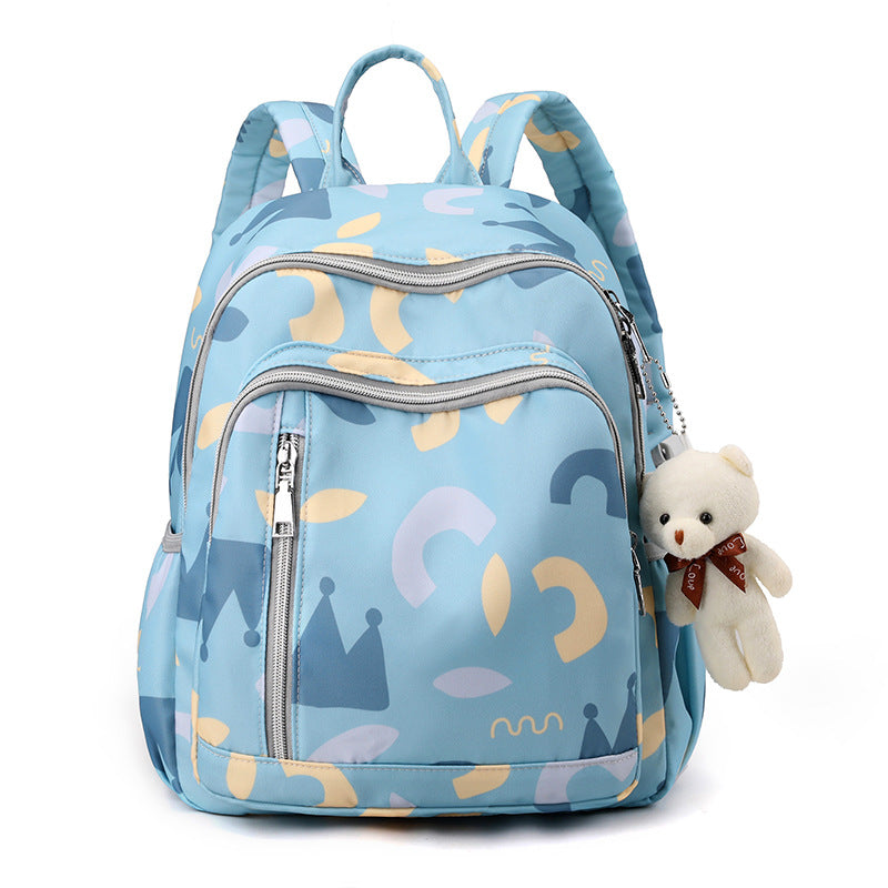 Playful Cartoon Pattern Backpack Kalsten
