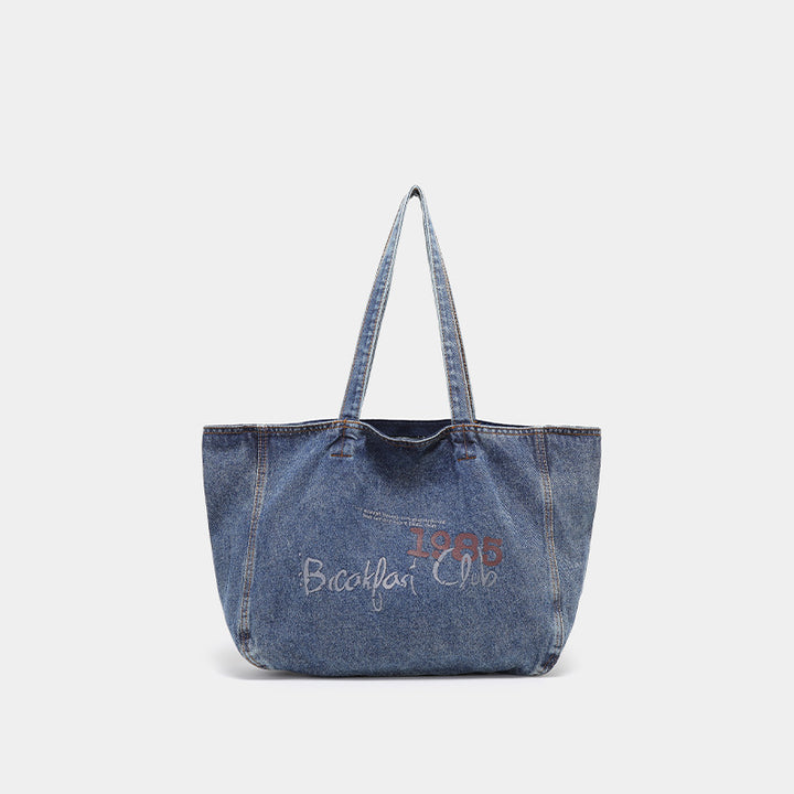 Casual Denim Tote Bag