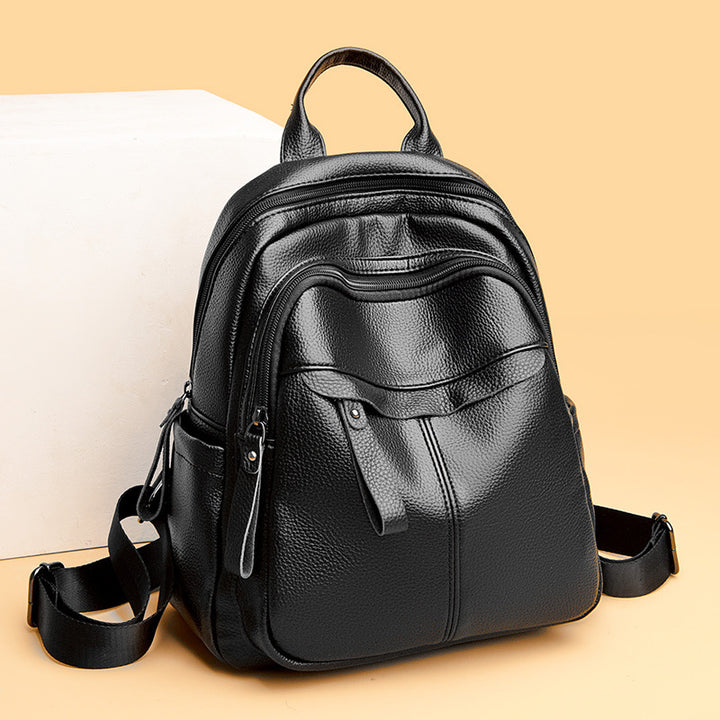 Multi-Compartment Textured Backpack Kalsten