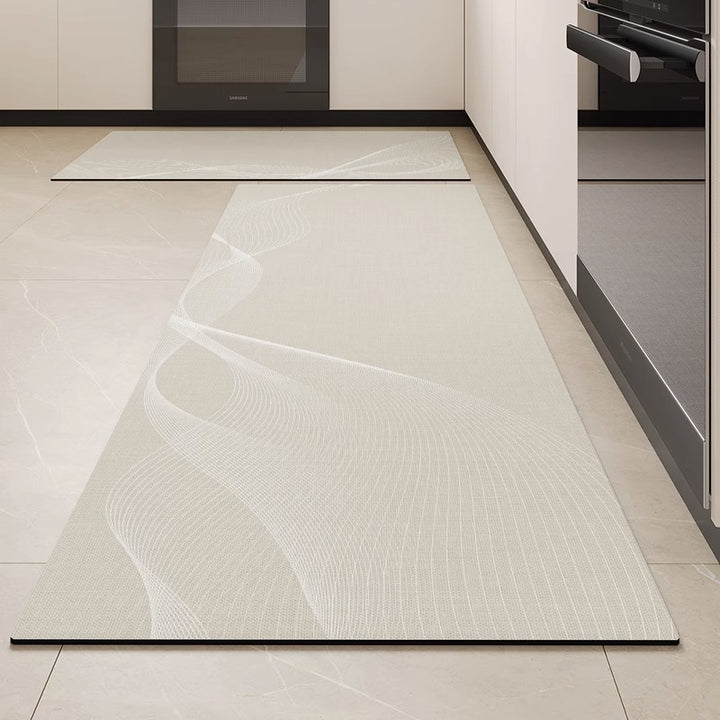 Abstract Line Art Non-Slip Kitchen Mat Kalsten