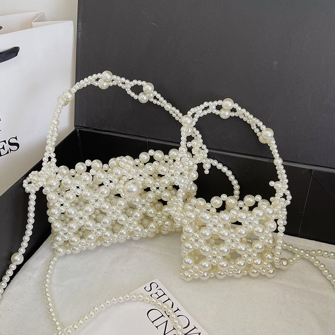 Pearl Beaded Clutch