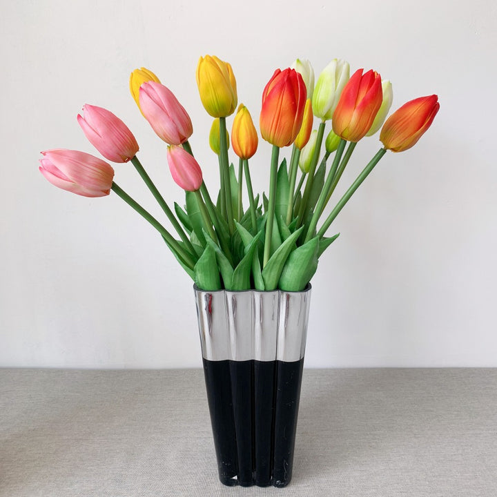 Lifelike Tulip Flower Arrangement