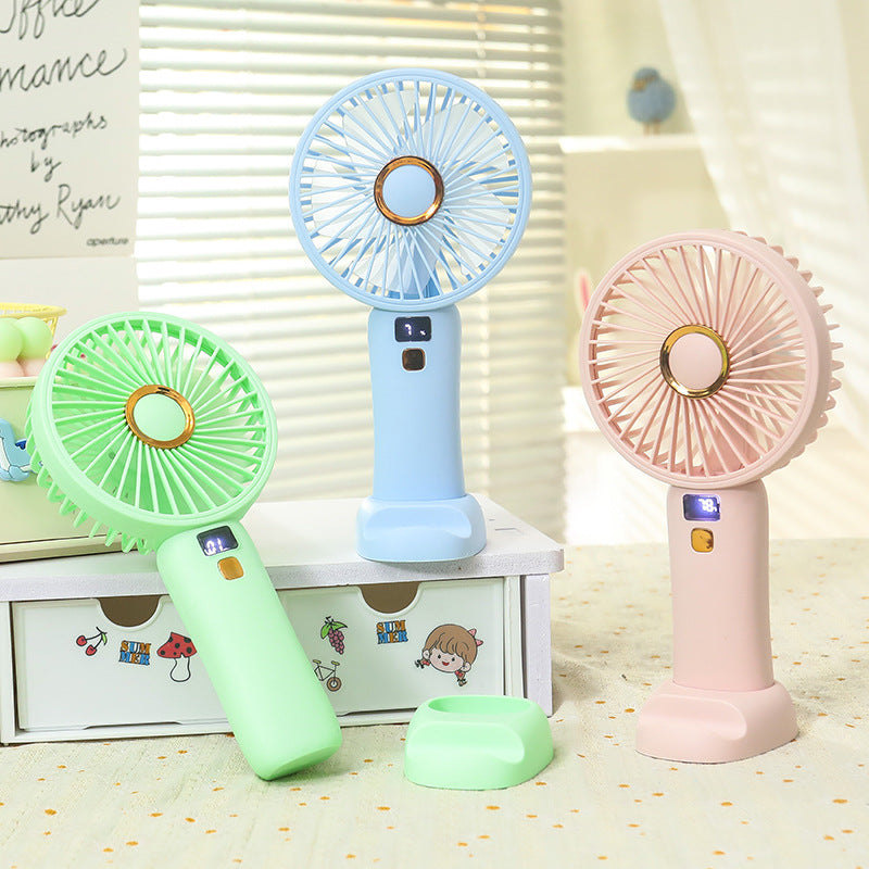 Women Portable Mini Table Fan with LED Display Kalsten
