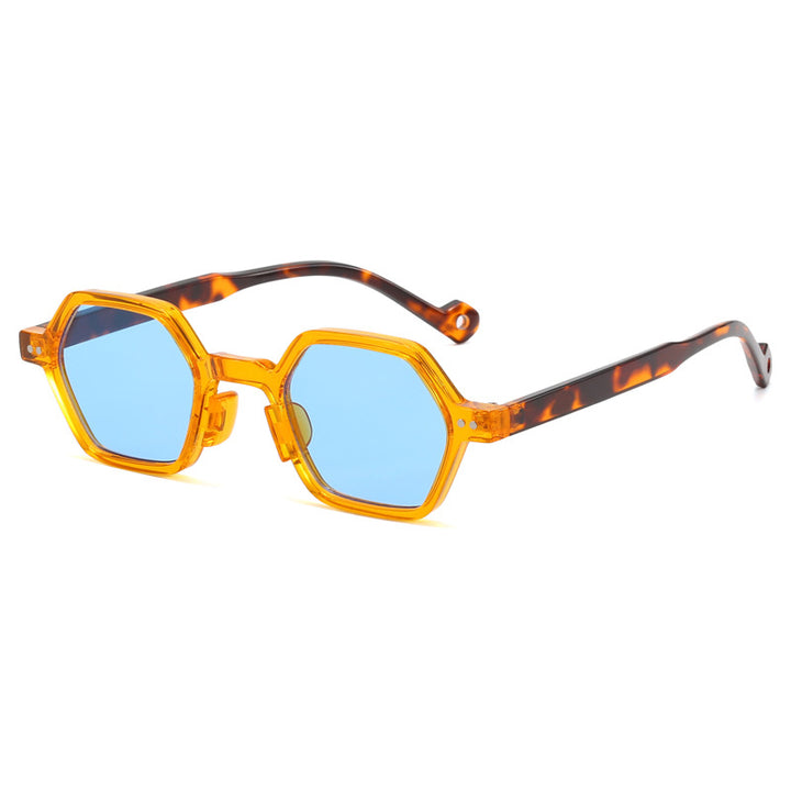 Women's Geometric Sunglasses in Modern Hexagon Design Kalsten