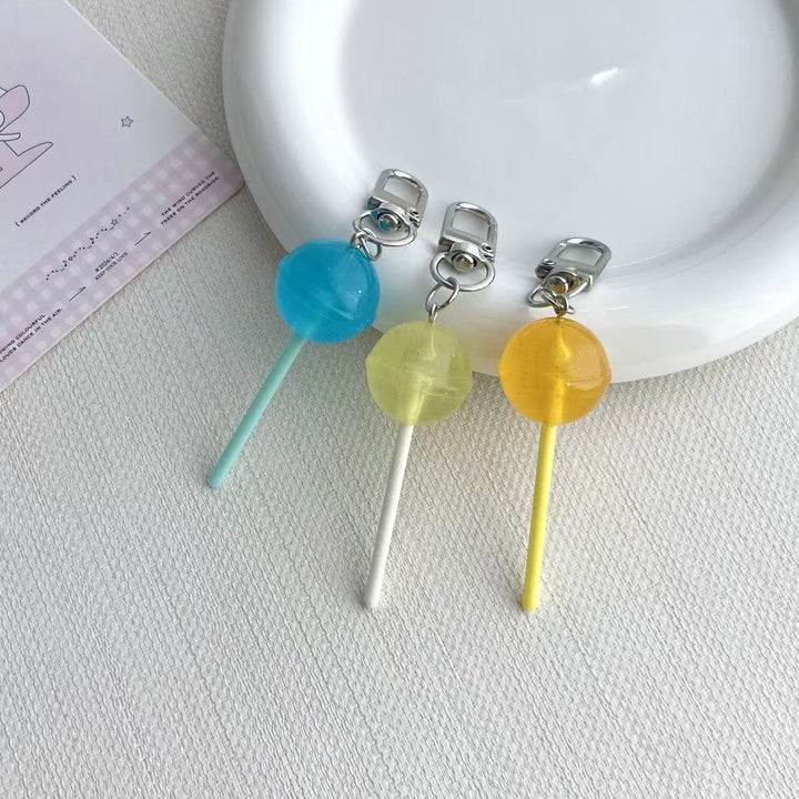 Lollipop-Inspired Charm Keychain Kalsten