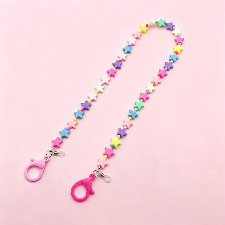 Colorful Heart-Shaped Beaded Eyewear Chain Kalsten