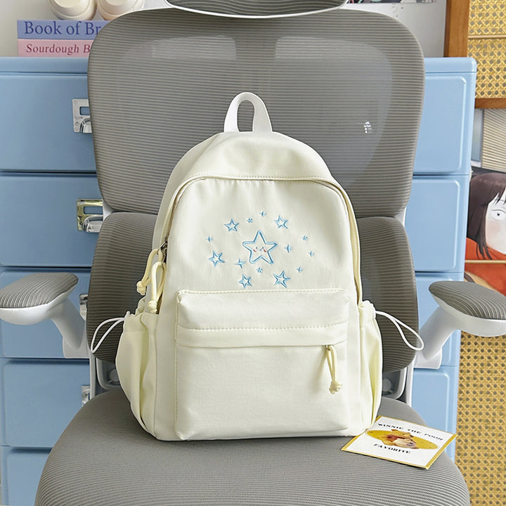 Cute Printed Star-Embellished Backpack Kalsten