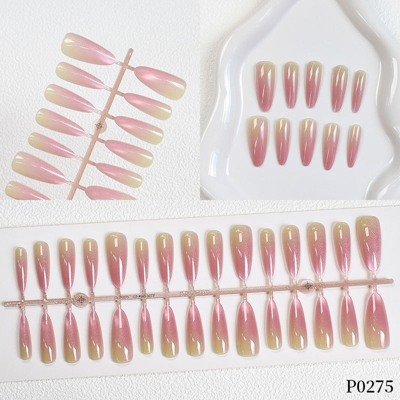 Gradient Shimmer Press-On Nail Art Kalsten