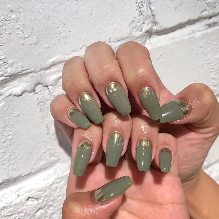 French Tip Press-On Nail Set