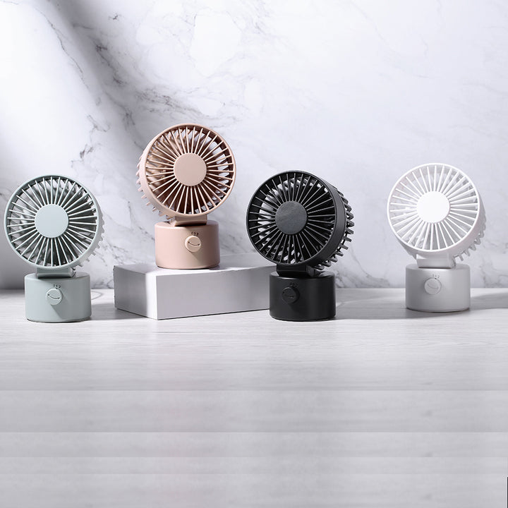 Unisex compact table fan with tiltable head and rechargeable battery Kalsten