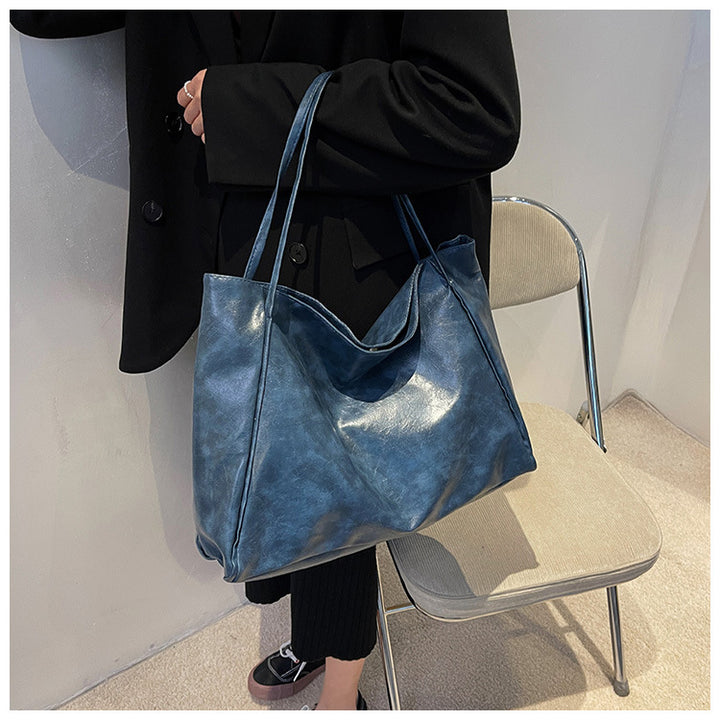 Casual Vegan Leather Shoulder Bag