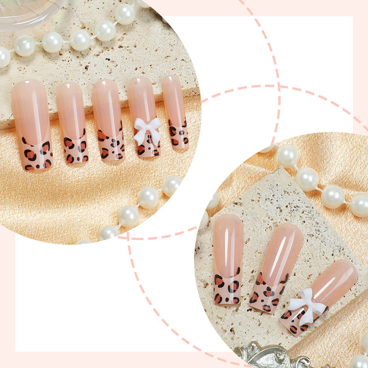 Artistic Leopard Print Press-On Nails kalsten