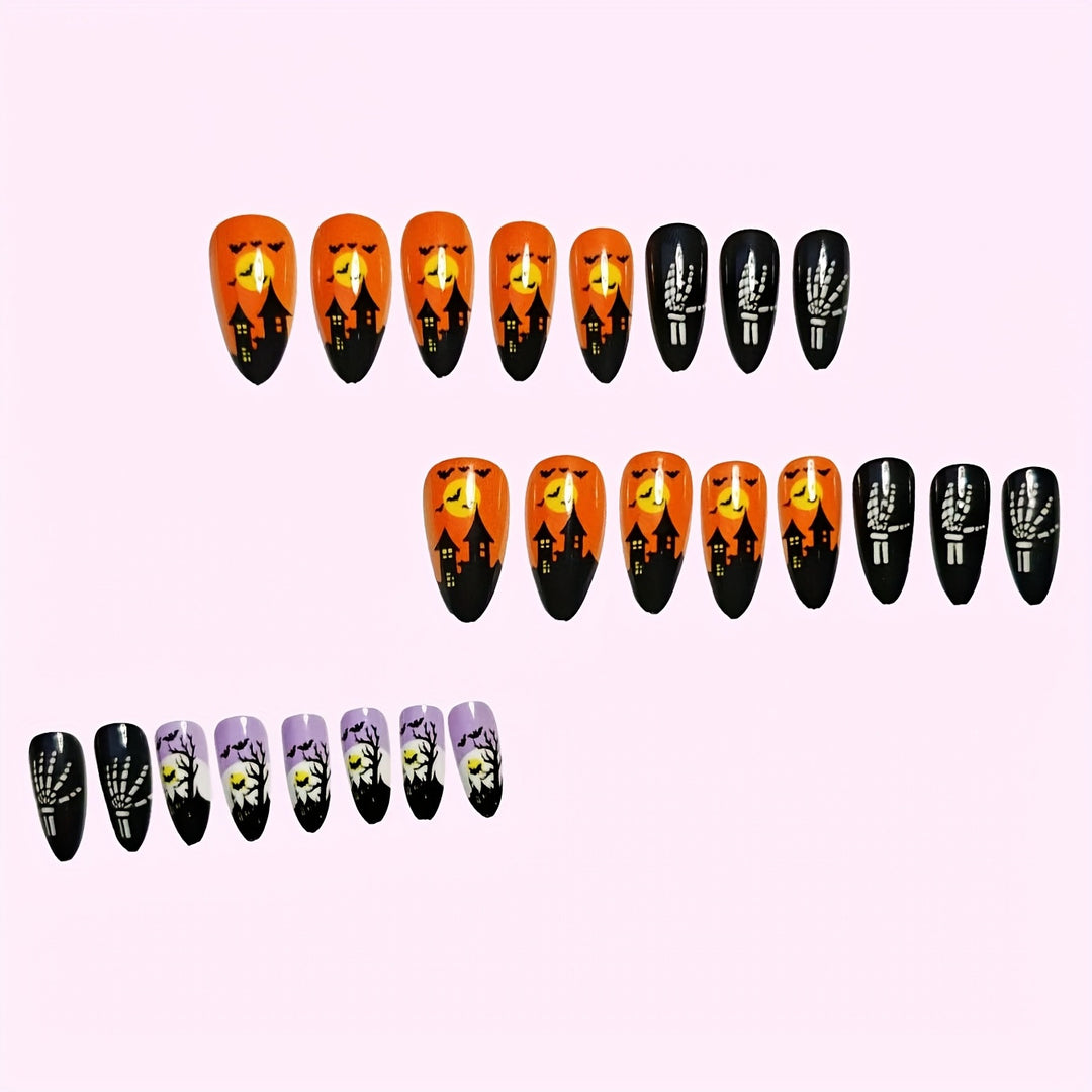 Halloween-Themed Party Nail Art