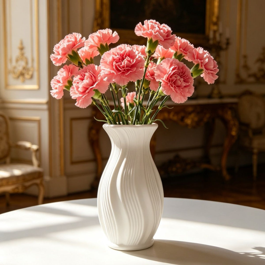 Textured Decorative Flower Vase Kalsten