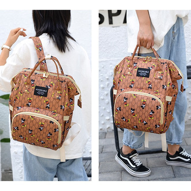 Cute Character Design Diaper Backpack Kalsten