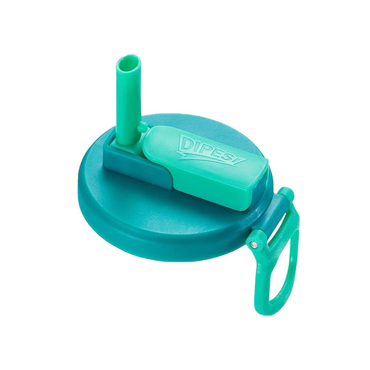 Universal Insulated Bottle Replacement Flip Straw Lid With Locking Carry Loop