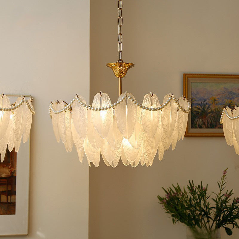 Leaf-Design Pendant Light