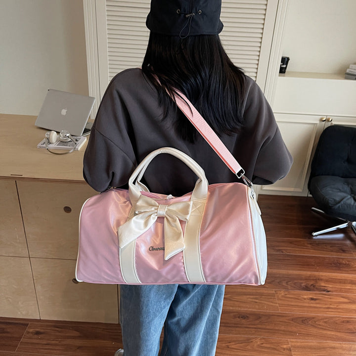 Elegant Bow Accent Duffel Bag Kalsten