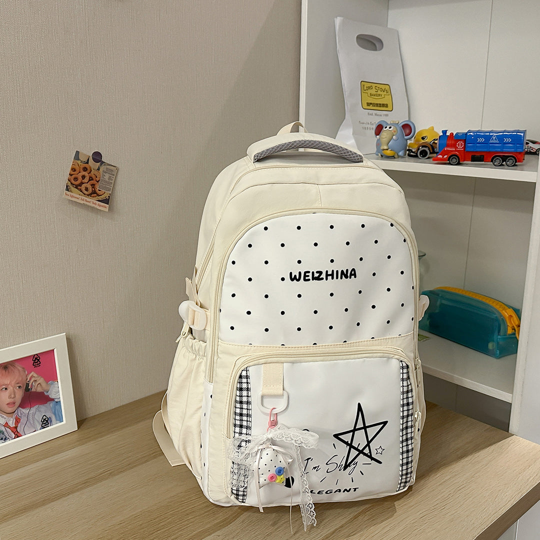 Trendy Polka Dot Backpack Kalsten 1791204846