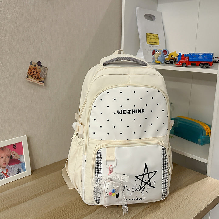 Trendy Polka Dot Backpack Kalsten 1791204846