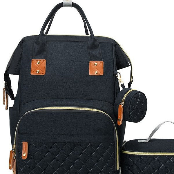 Multi-Purpose Quilted Diaper Backpack Kalsten
