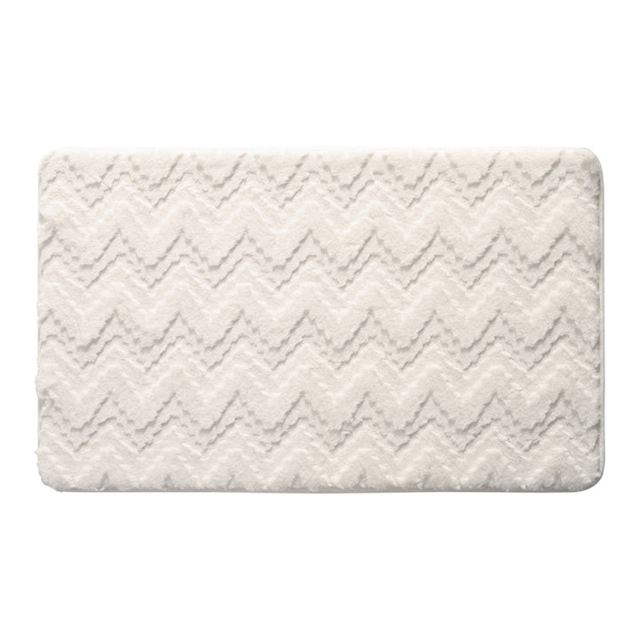 Chevron Pattern Memory Foam Bath Mat Kalsten