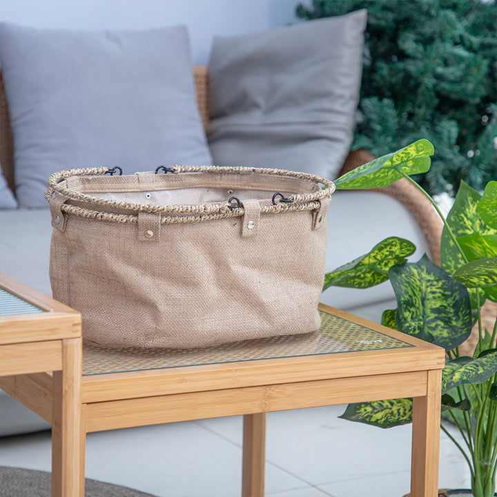 Textured Woven Storage Bin Kalsten