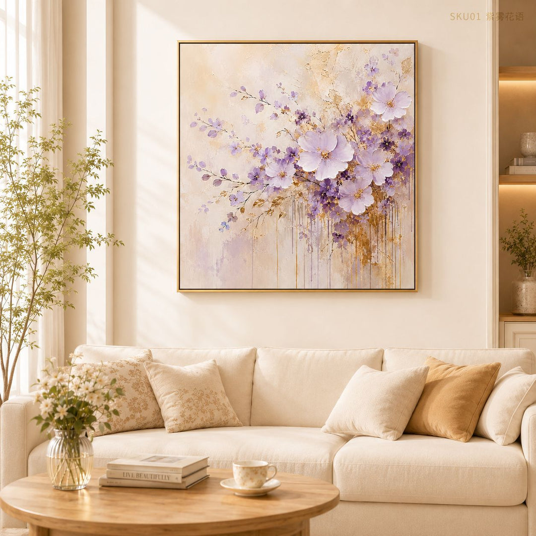 Elegant Floral Canvas Wall Art