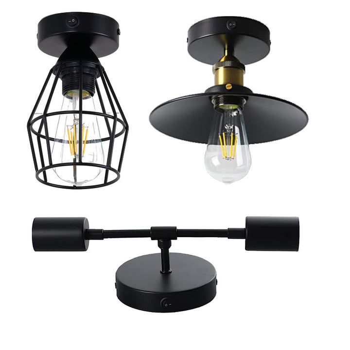 Industrial Style Cage Ceiling Light