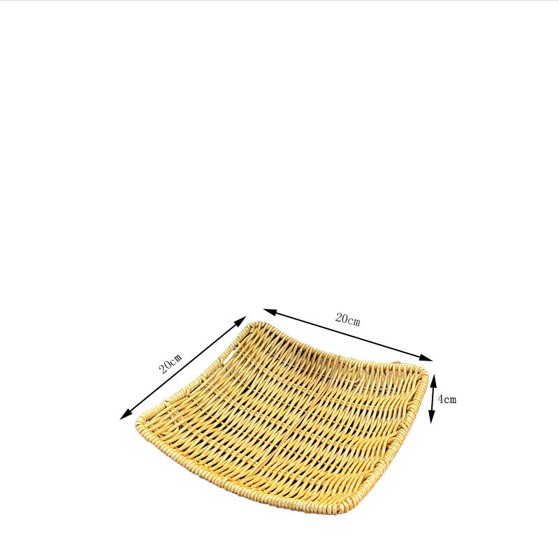 Handcrafted Woven Serving Tray Kalsten