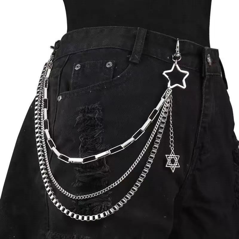 Fashionable chain accessory with star pendant Kalsten