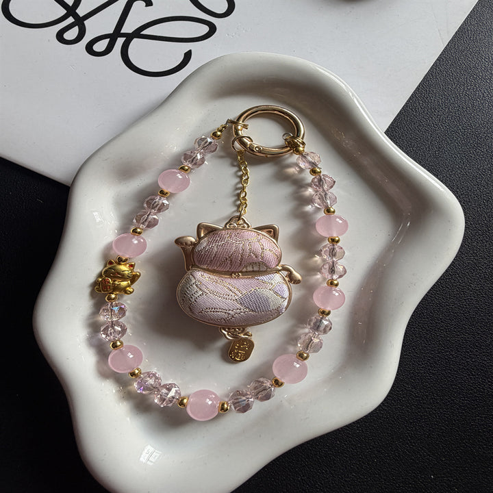 Artistic Cat-themed Charm Keychain Kalsten