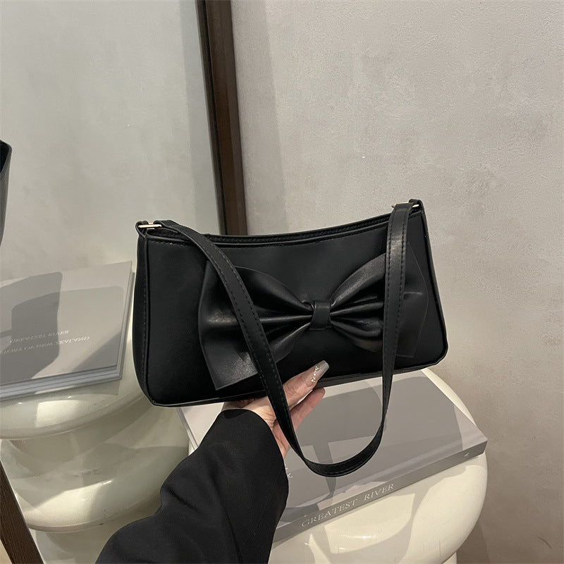 Elegant Bow-Detail Evening Clutch