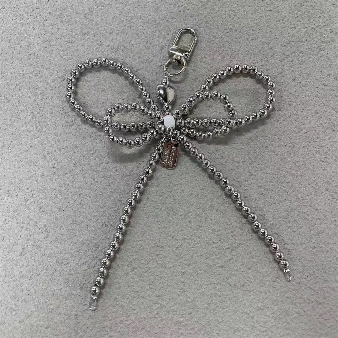Elegant Pearl Bow Keychain Kalsten