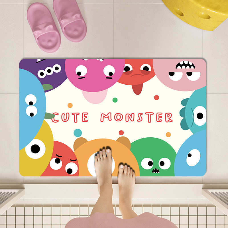 Playful Cartoon-Themed Area Mat