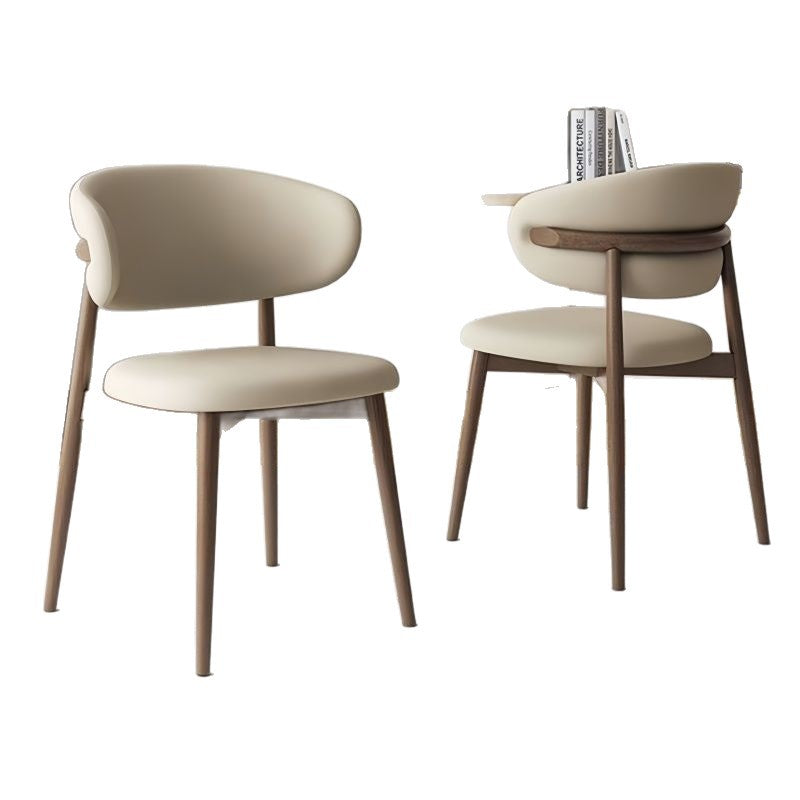 Minimalist dining chair with ergonomic backrest Kalsten